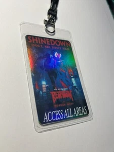 Shinedown Tour RP Holographic Laminate Pass - Picture 1 of 7