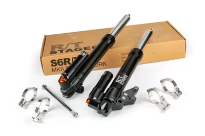 Forcella Regolabile Stage6 R/T MK2 con supporto parafango Malaguti F15 F12 - Immagine 1 di 4