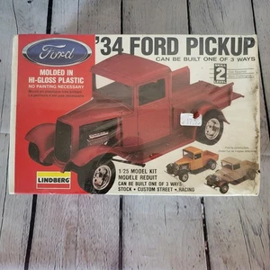 Lindberg '34 Ford Pickup Truck 72155 scala 1/25 kit modellino in plastica sigillato  - Foto 1 di 12