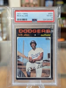 1971 Topps Rich Allen #650 PSA 4 Free Shipping! - Picture 1 of 2