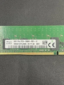14 of lot Hynix HMA81GR7CJR8N-VK 8GB PC4-2666V DDR4 1Rx8 RDIMM ECC Memory - Picture 1 of 3