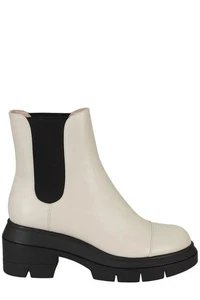 New, Women’s Stuart Weitzman Round Toe High-Top Boots in White Size 9.5C #B60 - Picture 1 of 10