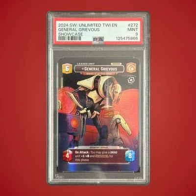 PSA 9 General Grievous Showcase #272 – Star Wars Unlimited 2024 - Image 1 of 4