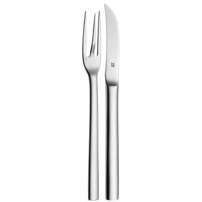 WMF Nuova Cromargan - Set di 2 pelapatate in Acciaio Inox lucidato Argento 1 - Immagine 1 di 3