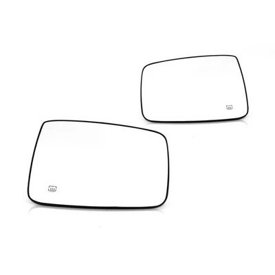 Par de espejos retrovisores de vidrio para conductor y pasajero para Ram 1500/2500 2011-2018 Foto 1 de 4