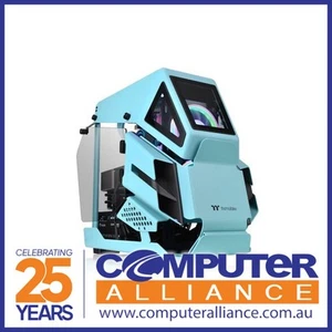 Thermaltake MicroATX AH T200 Case Turquoise CA-1R4-00SBWN-00 - Picture 1 of 1