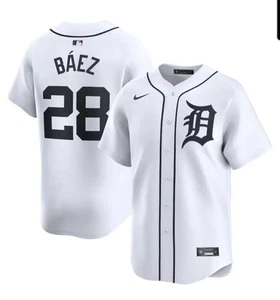Detroit Tigers Javier Baez #28 Nike Men's White Jersey - 3XL - Picture 1 of 5