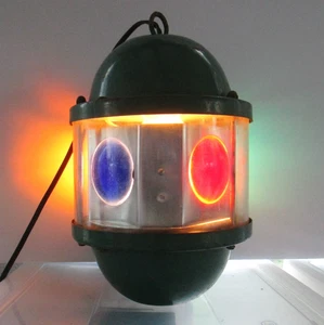 MCM Trippe WL-1 Welcome Light Swiss Golden Beacon Era Disco Hanging Rotate C104 - Picture 1 of 10