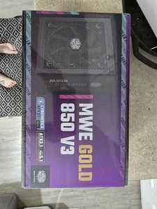 BRAND NEW! Cooler Master MWE Gold 850 V3 ATX 3.1 Full Modular PSU, 850W - Picture 1 of 6