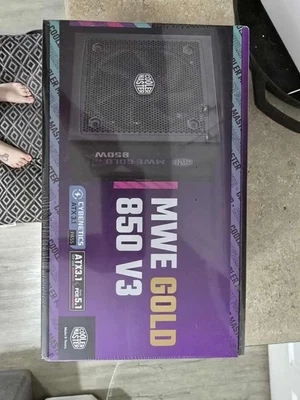 BRAND NEW! Cooler Master MWE Gold 850 V3 ATX 3.1 Full Modular PSU, 850W - Image 1 of 4