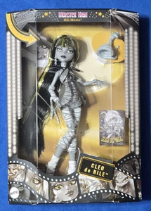 MONSTER HIGH - CLEO De NILE - REEL DRAMA DOLL - BLACK & WHITE - 2025 - NEU - NIB - Bild 1 von 14