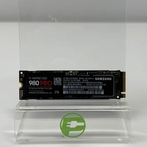 Samsung 2280mm 980 PRO SSD 2TB PCIe Gen4 NVMe M.2 SSD MZ-V8P2T0 - Afbeelding 1 van 2