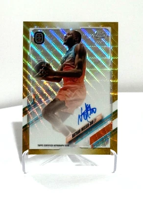 RC Auto /50! Nathan Missia-Dio 2022 Topps Chrome OTE Gold Refractor Auto 42/50 - Image 1 of 2