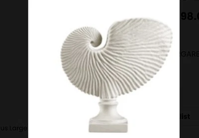 Margaret Furlong Paper Nautilus Large Vase 8-inch Signed 1999 - Image 1 of 4