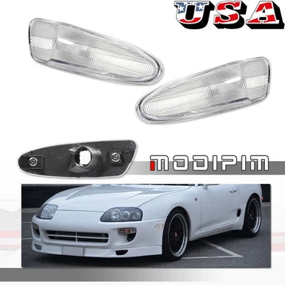 Luces indicadoras de giro laterales transparentes para Toyota SUPRA MK.4 1997-1998 Foto 1 de 4
