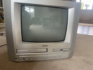 Bush 14" inch CRT Cube TV Video Retro Gaming Display TV VHS VCR SPARES REPAIRS - Picture 1 of 5