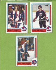 1986-87 Topps Hockey  Winnipeg Jets 3  Card  Lot  