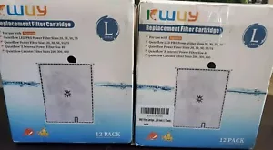 24 LARGE Filter Cartridge for Quiet Flow Size 20,30, 50, LED POWER PRO & MORE - Picture 1 of 3