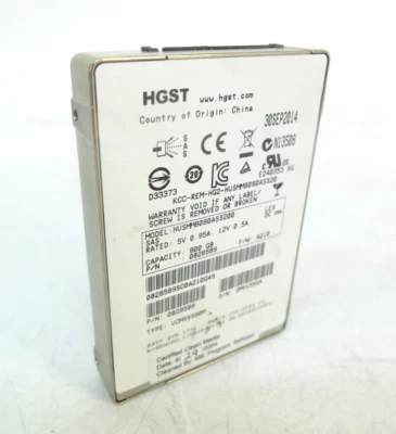 HGST 800GB SAS SSD - 2.5" - HUSMM8080ASS200   0B28589 - Image 1 of 4