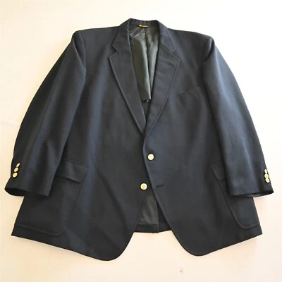 Blazer Abrigo Deportivo Chaqueta De Colección Hecho en EE. UU. 58R Azul Marino Lúpulo Lana Para Hombre Foto 1 de 4