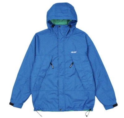 PALACE Montaña Parka Azul Esquí Snowboard Chaqueta Con Capucha Poli Ripstop Shell Talla XL Foto 1 de 4