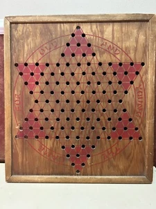 Vintage/ wooden chinese checkers board - Picture 1 of 3