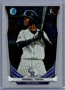 2014 Bowman Chrome Raimel Tapia 1st Bowman Rookie Colorado Rockies RC #BCP27 - Picture 1 of 2