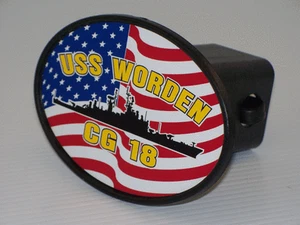 USS WORDEN CG 18 Hitch Cover Military USN U S Navy - Picture 1 of 4