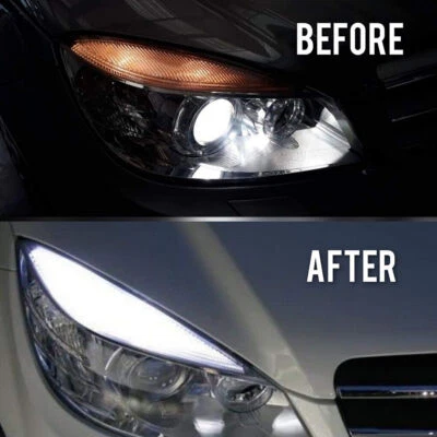 Fit Mercedes Benz W204 C300 C350 2X T10 LED Error Free Eyebrow Eyelid Light Bulb - Image 1 of 4