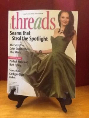 THREADS Magazine May 2010 #148 Seams, Color Combinations, Perfect Waist Bust ++ - Image 1 of 4