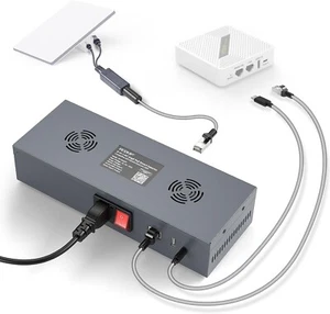 Starlink Mini PoE Adapter Kit – AC 110-260V to DC 48V 3A 150W POE, GigE Passive - Picture 1 of 9