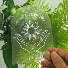 Hand Prism Sun Catchers Sticker Rainbow Maker Static Cling Glass Decal Decor Art