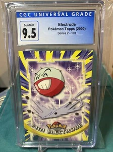 Electrodo Topps Pokémon Serie 2 #101 2000 CGC 9,5 - Imagen 1 de 2