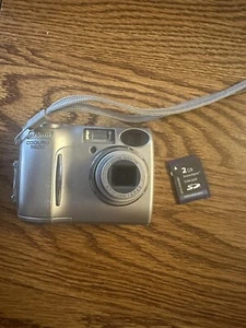 Nikon COOLPIX 5600 5.1MP Digital Camera Silver Tested Free Shipping With 2 Gb - Picture 1 of 11