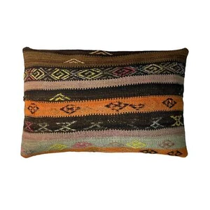 40x60 Cm Handgewebt Kelim Kissenbezug Vintage Kilim Cushion Cover , Boho,16'x24' - Bild 1 von 10