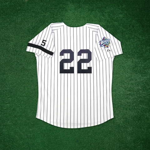 Roger Clemens 1999 New York Yankees Cooperstown Men's World Series Home Jersey Cover