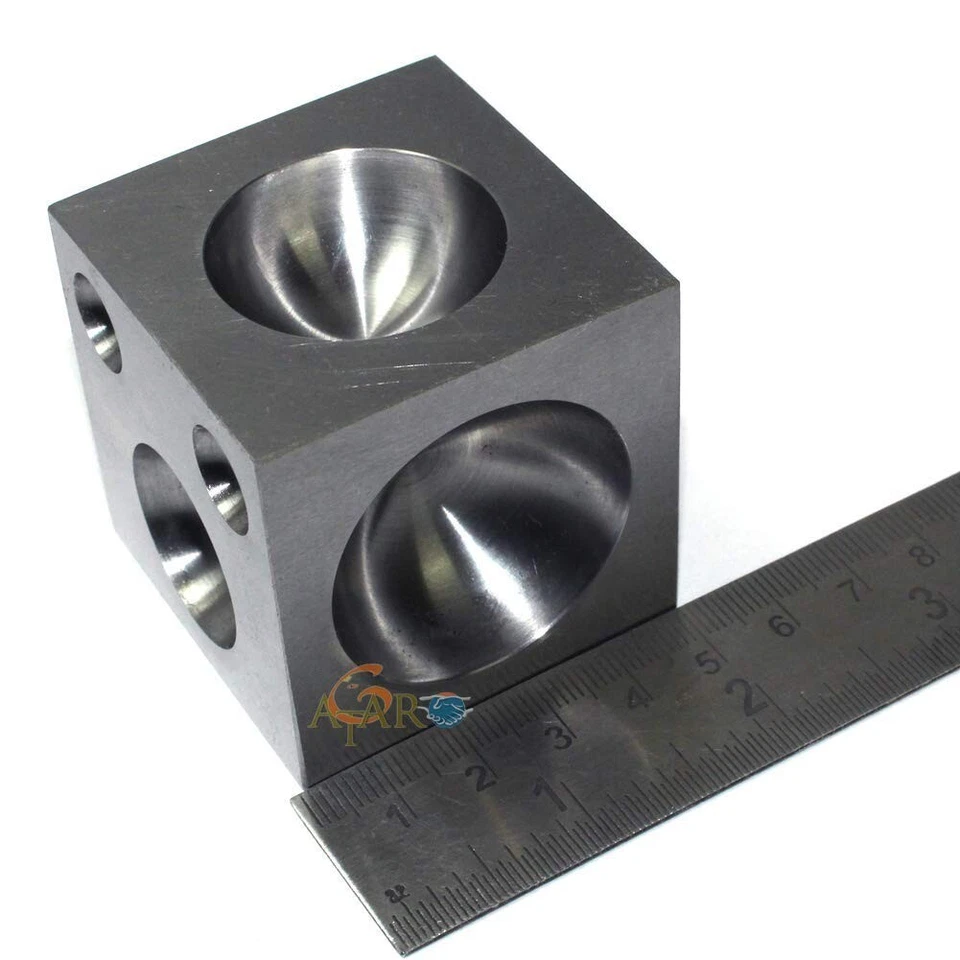 2" Dapping Doming Steel Metal Block Jewelry Bead/Metal Smith Jewelry Making Tool - Image 1 of 4