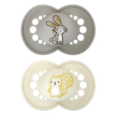 Chupete Ortodoncia MAM Original Colores de la Naturaleza Paquete de 2 Talla 16+ Meses Foto 1 de 4