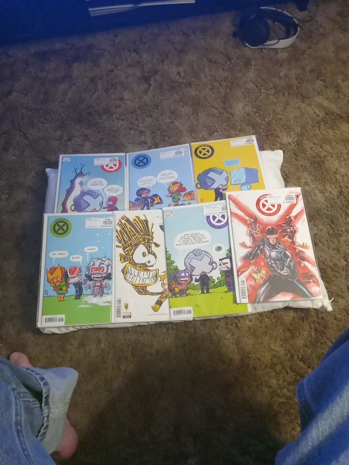 House of X #1 2 3 4 5 & 6 All NM+ Full Run of Skottie Young Variants Marvel 2019 - Image 1 of 1