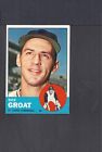 1963 Topps #130 Dick Groat-2--Cardinals--No Creases--Ex