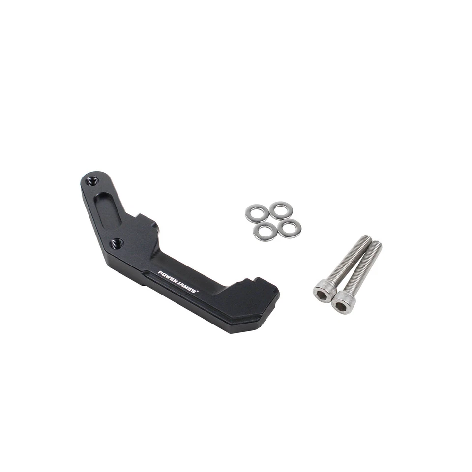 Black 108mm Brake Caliper Bracket for Harley Dyna Street Fat Bob FXD FXDWG FXDL Foto 1 de 4