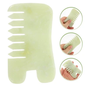 Peine de masaje raspado Gua Sha facial punto gatillo tabla cuero cabelludo herramientas de masaje. - Imagen 1 de 12