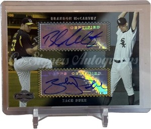 2006 Topps Co-Signers Dual Auto Zach Duke Brandon & McCarthy Auto Card #CS-56