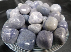 Piedra de Caída Angelita, Anhidrita Azul S-XL, Piedra Reiki Bendita con Activación - Imagen 1 de 28