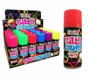 6 Silly String Party Spray Geburtstag Hochzeit Feier 200ml Dose - Bild 1 von 1