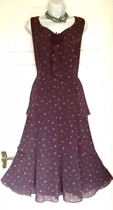 VESTIDO DE FIESTA MIDI ESTAMPADO LUNARES JACQUES VERT TALLA 16 - Imagen 1 de 7