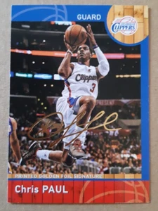2013-14 Panini NBA Printed Golden Foil Signature International Chris Paul #113 - Imagen 1 de 2