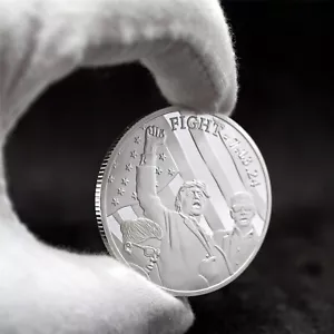 47th President - 1 oz .999 Fine Silver Round - Trump - FIGHT -7.13.24 - Picture 1 of 4