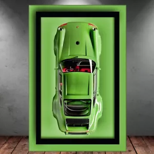 LEINWAND BILD ER XXL POP ART AUTO 911 ABSTRAKT BUNT WAND POSTER KUNSTDRUCK - Bild 1 von 4