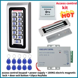 Tür Zugangskontrollsystem Kit IP68 RFID Tastatur im Freien 10pcs Taschenhänger - Picture 1 of 10
